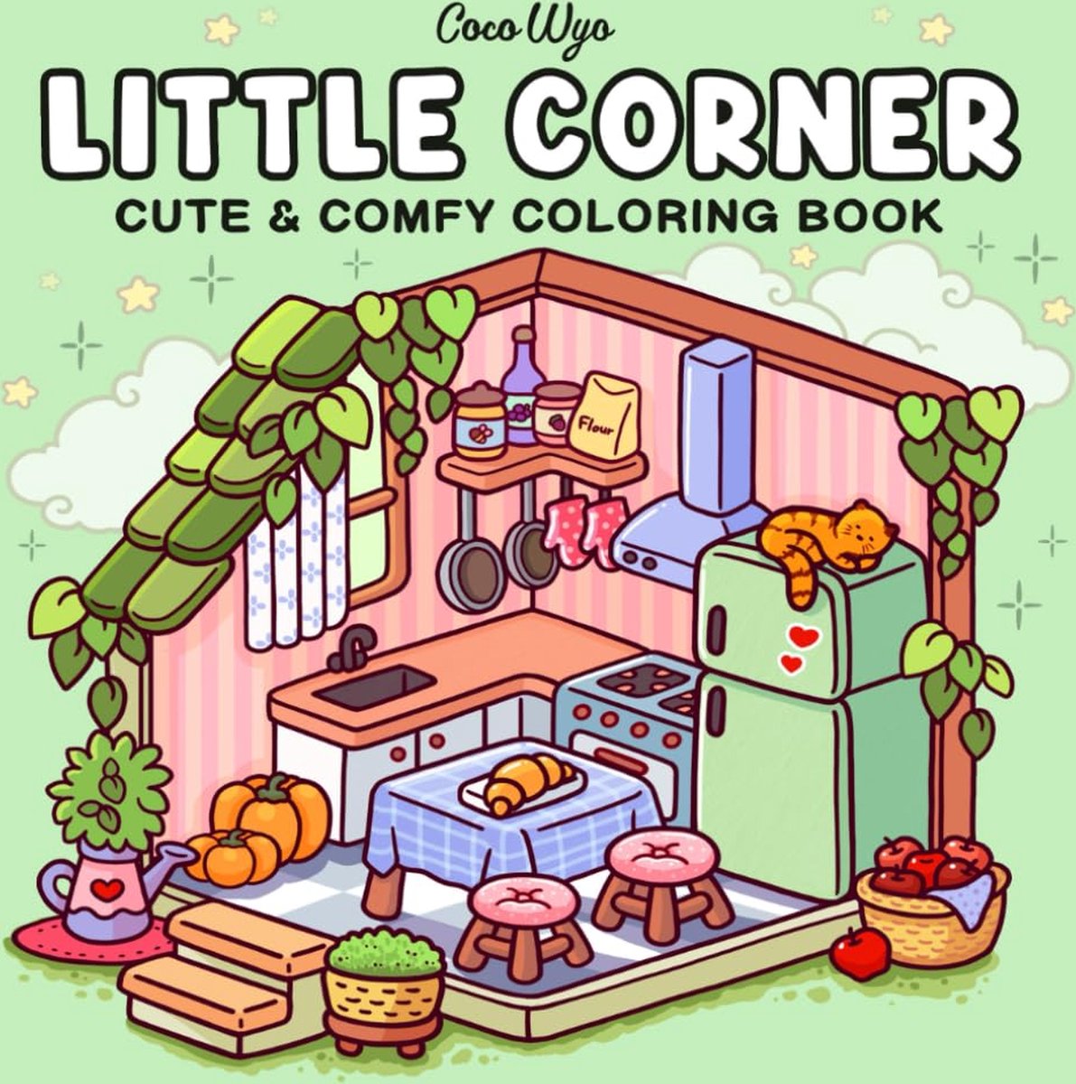 Coco Wyo - Little Corner - Kleurboek - Volwassenen en Kinderen - TikTok Trend