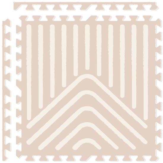 NilaFee™ - Speelmat - Foam - Geometry Sandy
