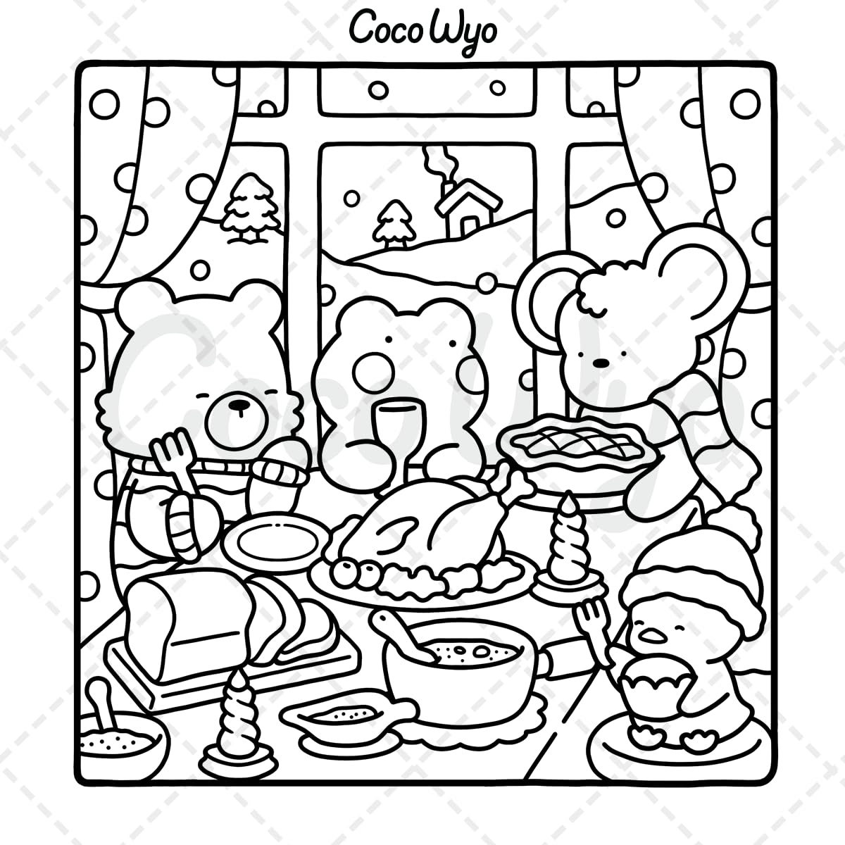 Coco Wyo - Comfy Days - Kleurboek - Volwassenen en Kinderen - TikTok Trend