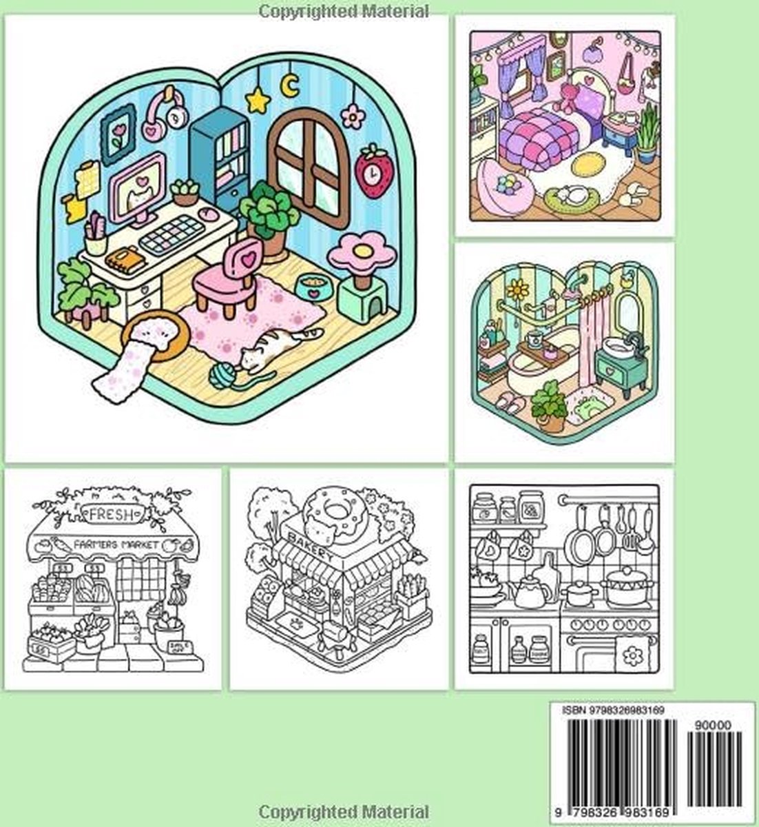 Coco Wyo - Little Corner - Kleurboek - Volwassenen en Kinderen - TikTok Trend
