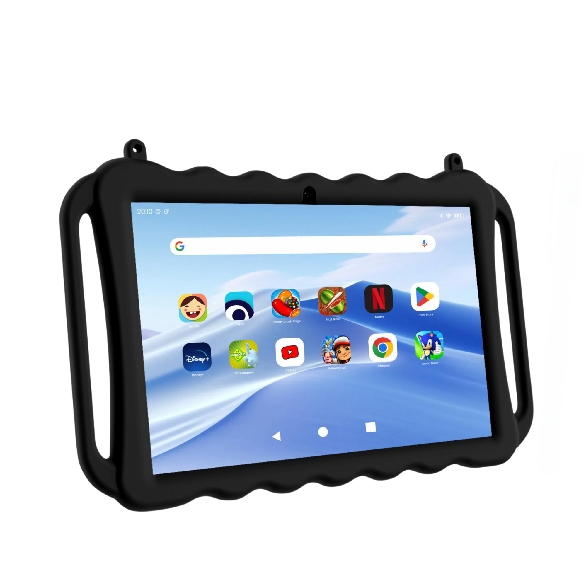 NilaFee® Educatieve Kindertablet - Tablet kinderen - 128 GB - Octocore - Complete Set Play Store - Simkaart - Ook voor volwassenen - Ophangkoord Auto - Pen - Kids Tablet - Oudercontrole - Kindertablet vanaf 3 jaar - Zwart