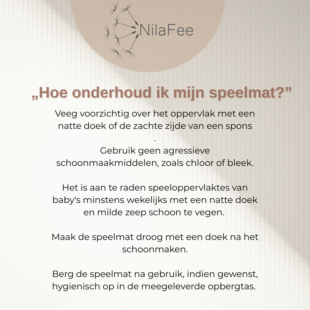 NilaFee™ - Speelmat - Foam - Geometry Sandy