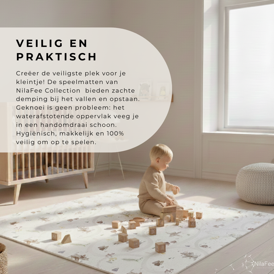 NilaFee™ - Speelmat - Foam - Geometry Sandy