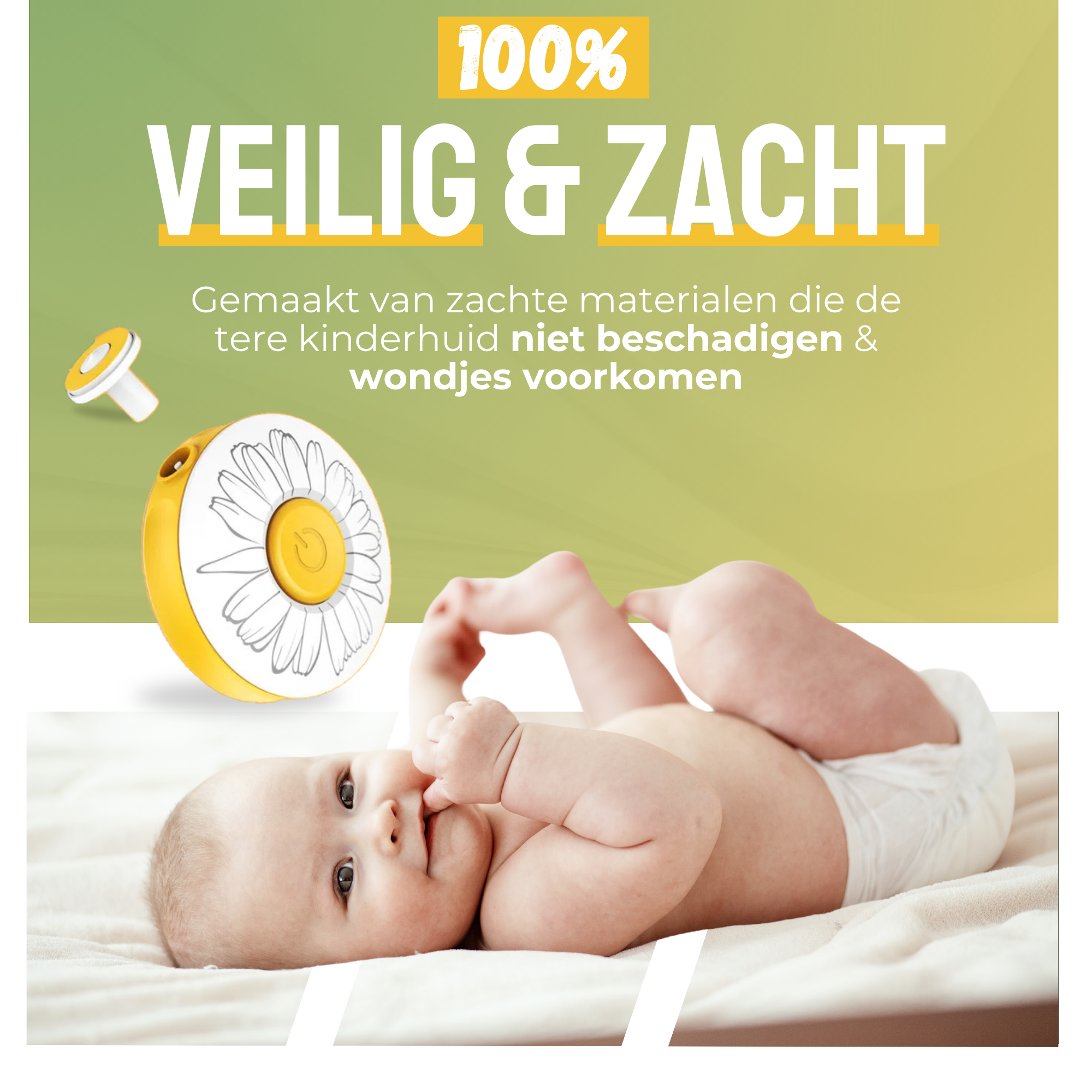 NilaFee® Elektrische Babynagelvijl - Veilig & Geruisloos met 7 Opzetstukken voor Baby's, Peuters en Puppies - Inclusief Batterij