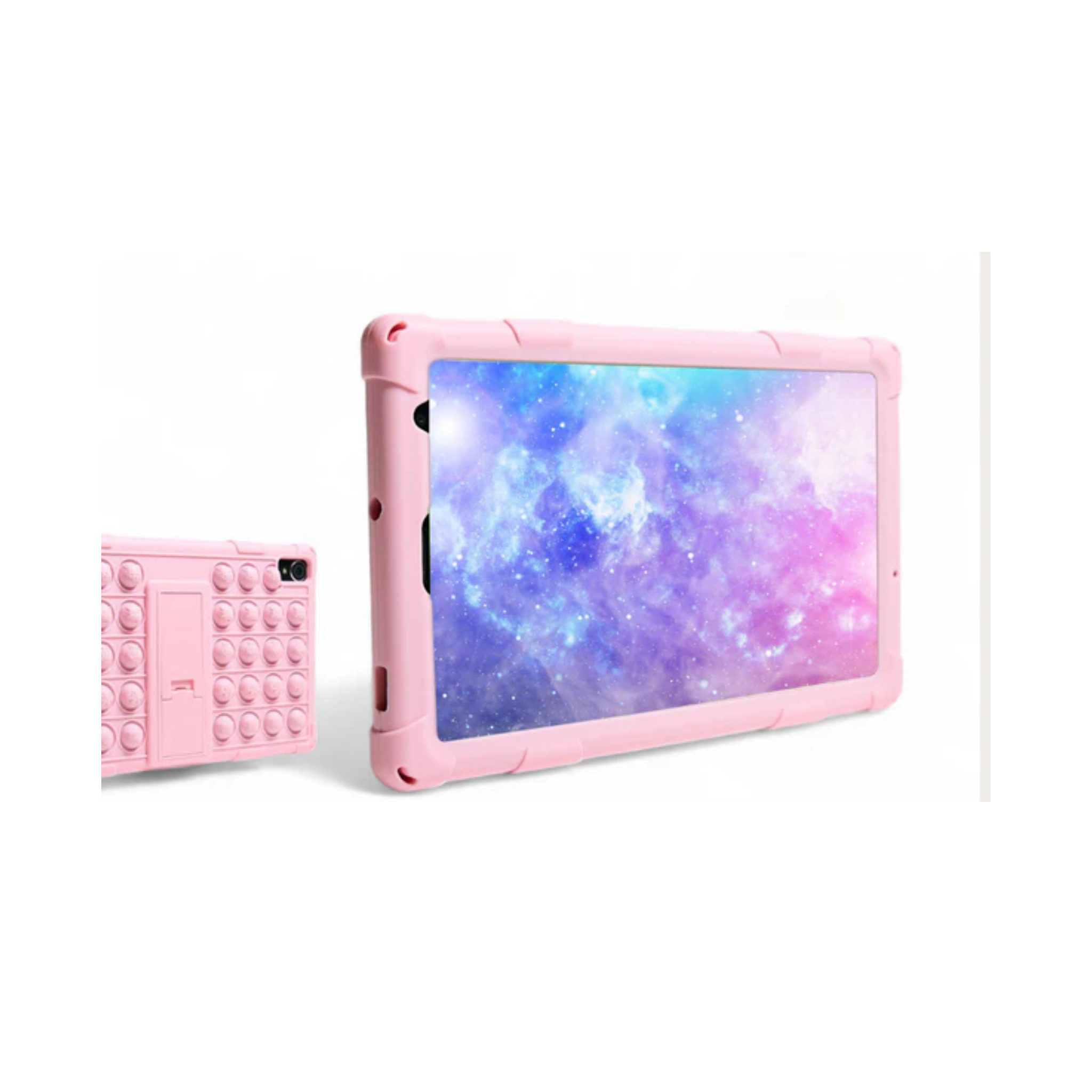 NilaFee® Educatieve Kindertablet - Tablet kinderen - 128 GB - Octocore - Complete Set Play Store - Simkaart - Ook voor volwassenen - Ophangkoord Auto - Pen - Kids Tablet - Oudercontrole - Kindertablet vanaf 3 jaar - Roze