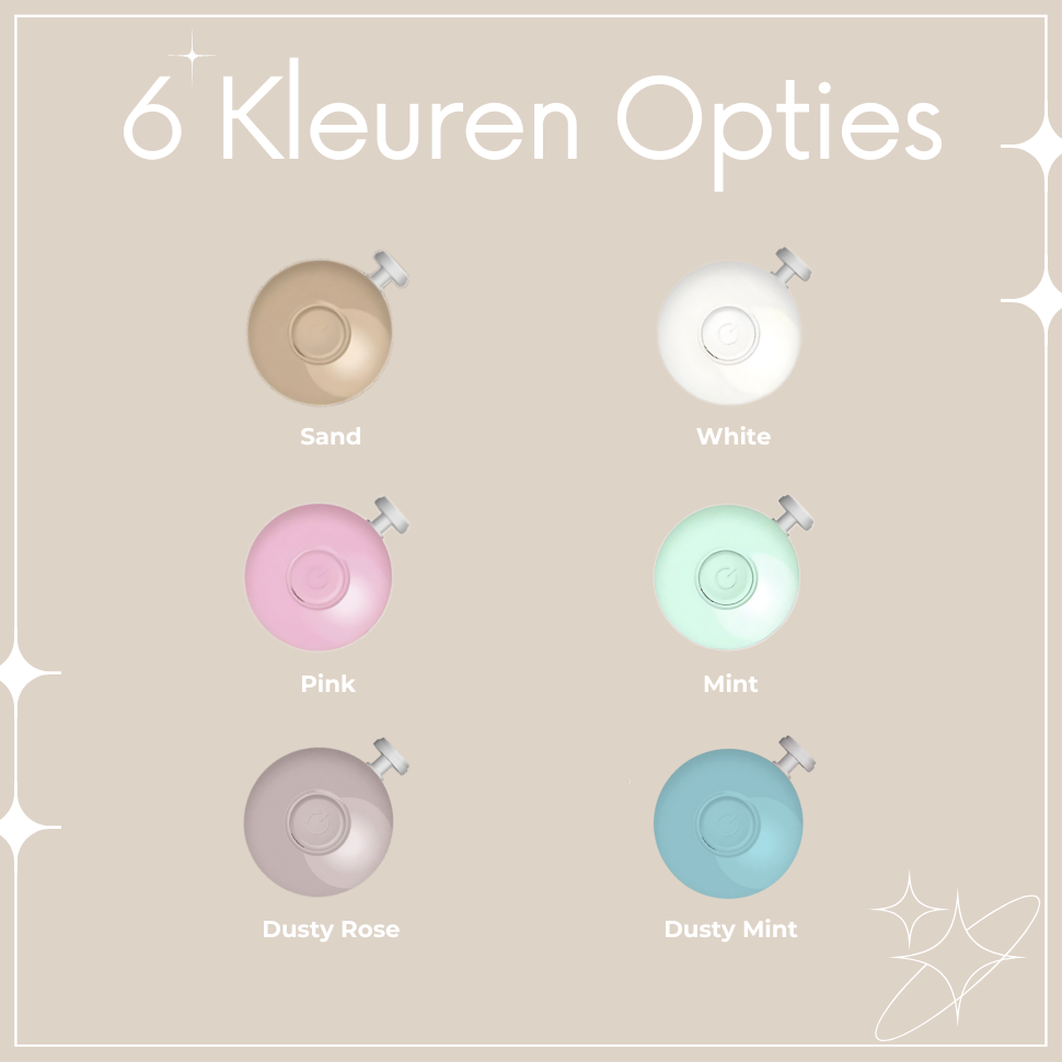 NilaFee® Elektrische Babynagelvijl - Veilig & Geruisloos met 7 Opzetstukken voor Baby's, Peuters en Puppies - Inclusief Batterij